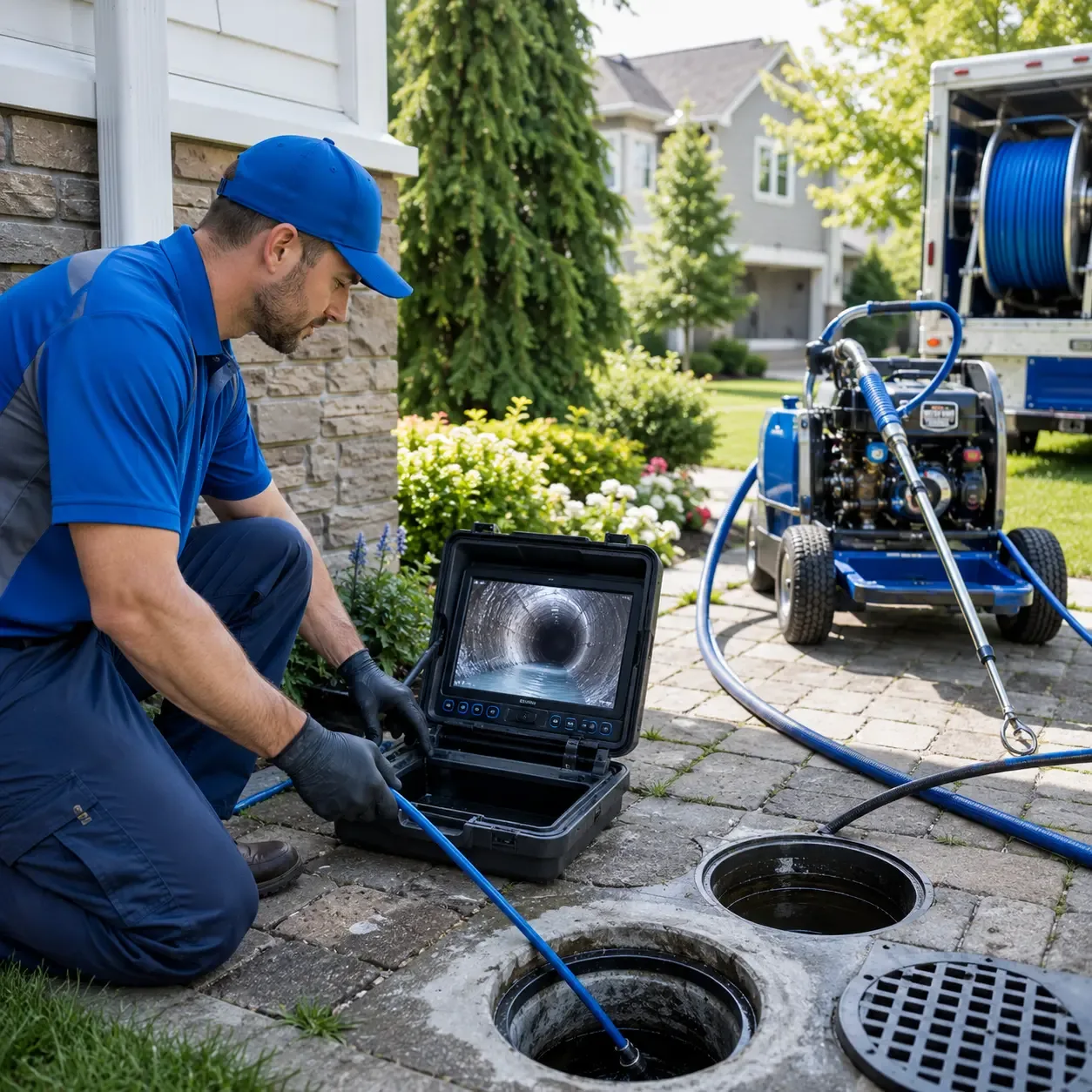 Outdoor drain cleaning professionals serving Burkeville, TX